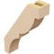 Ekena Millwork 3-inch W x 10-inch D x 14-inch H Valencia Rough Cedar Woodgrain TimberThane Knee Brace, Primed BRCUR03X10X14VALRCPR - alternate 6